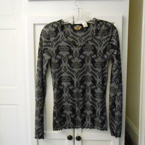 **SALE** Harley-Davidson Semi-Sheer Long Sleeve Top